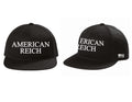 Snapback Hat - "AMERICAN REICH" Flat Bill Cap Screen Printed