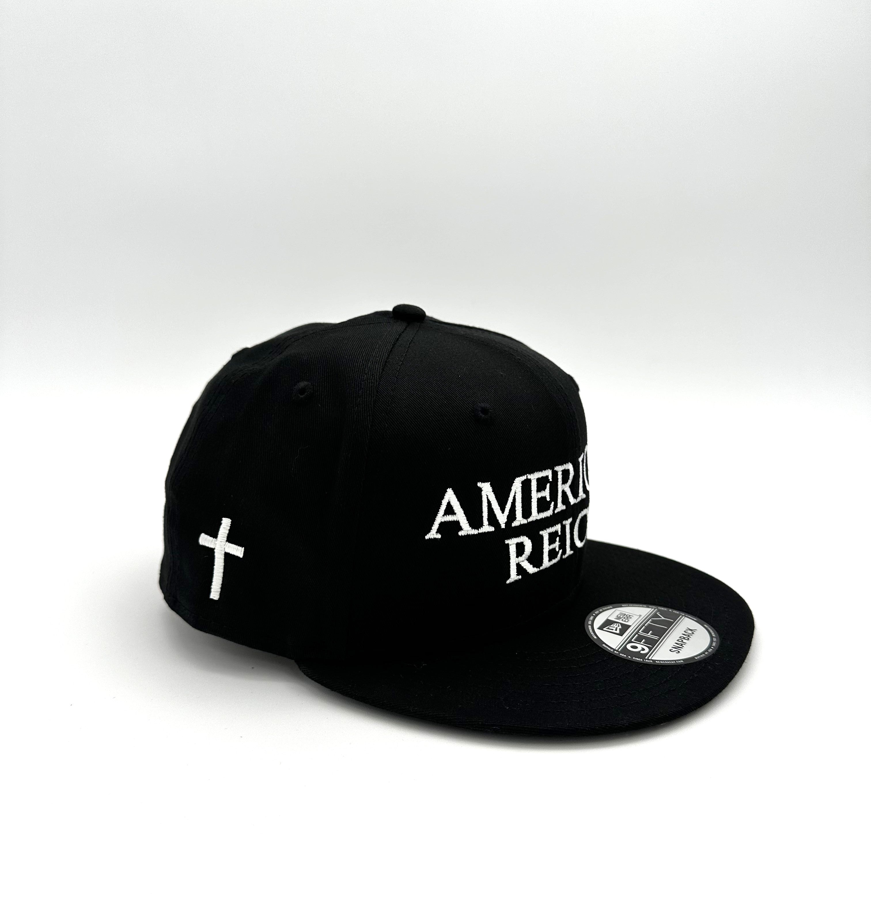 “Founder Hat” Embroidered  American Reich with Cross Snapback