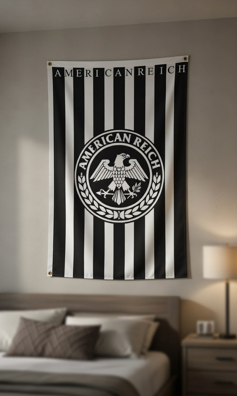 American Reich Vertical Flag