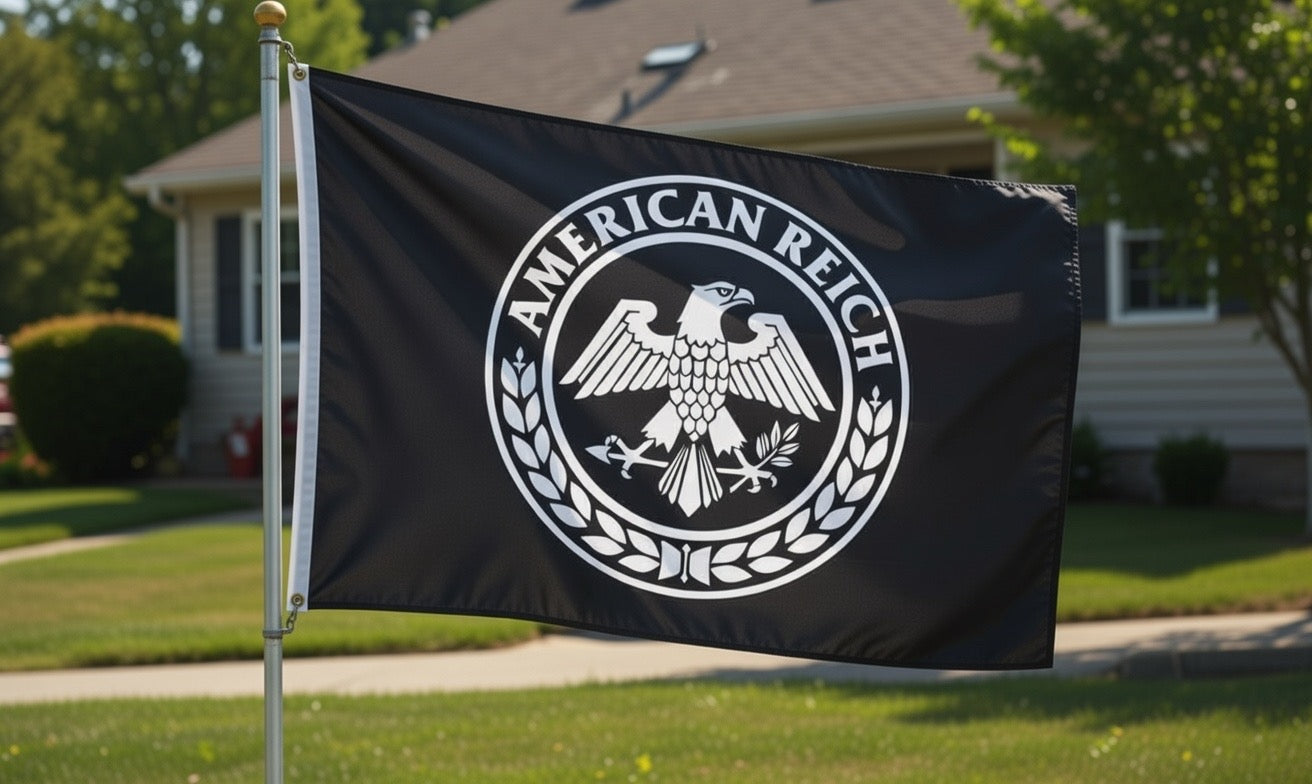 Crest Flag Horizontal  DOUBLE SIDED