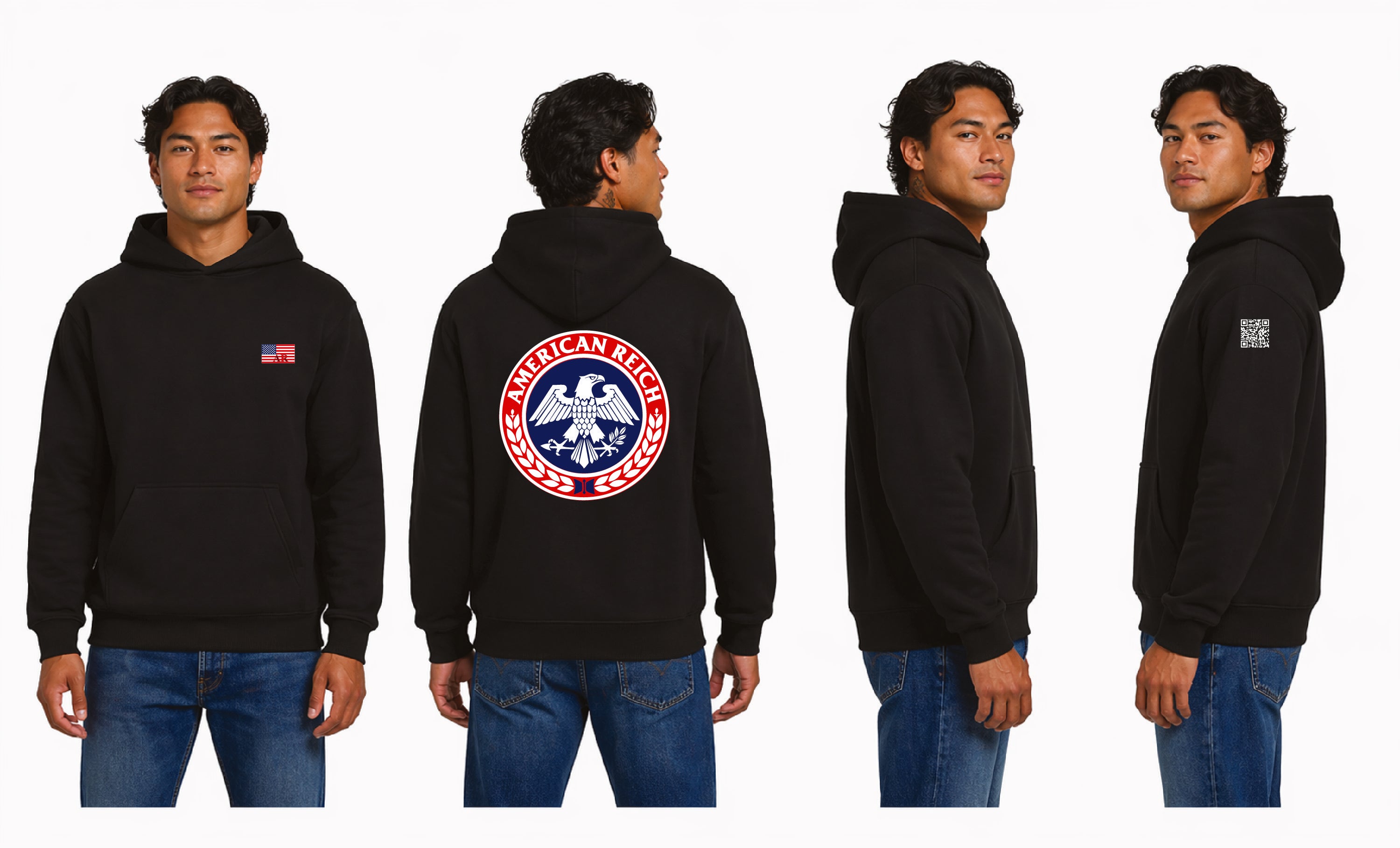 "American Reich" Graphic Pullover