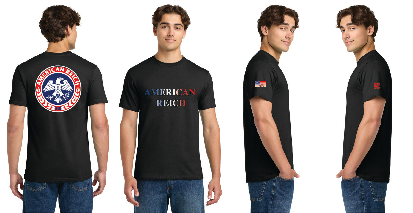 The Patriot T-Shirt The original Black and White