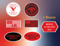 Sticker Pack-- Reich Red