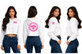 The Leadership Flag Women's Cropped Hoodie