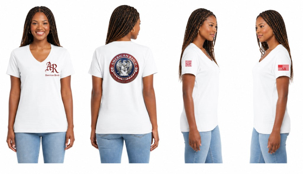 Project Protect The Innocent Woman's V-Neck T Shirt